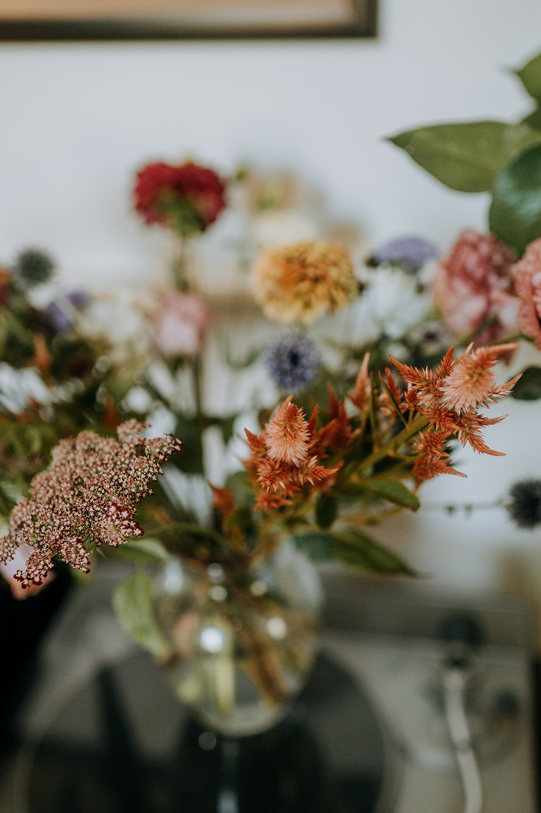 Local wildflowers help create and Earth friendly wedding